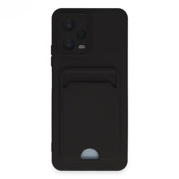 Xiaomi Poco X5 5g Kılıf Kelvin Kartvizitli Silikon - Siyah