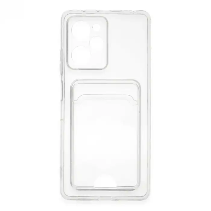 Xiaomi Poco X5 Pro 5g Kılıf Kart Şeffaf Silikon - Şeffaf