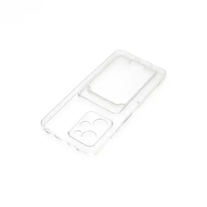 Xiaomi Poco X5 Pro 5g Kılıf Kart Şeffaf Silikon - Şeffaf