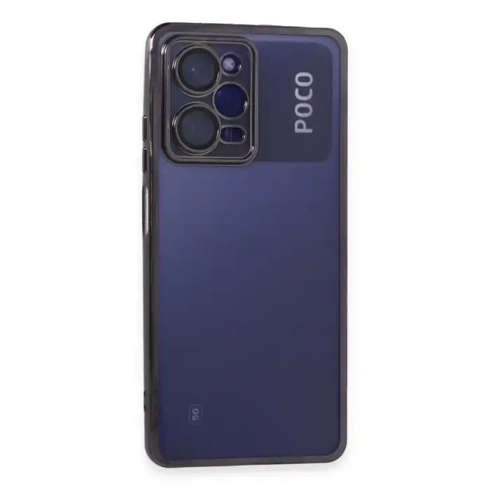 Xiaomi Poco X5 Pro 5g Kılıf Razer Lensli Silikon - Mor