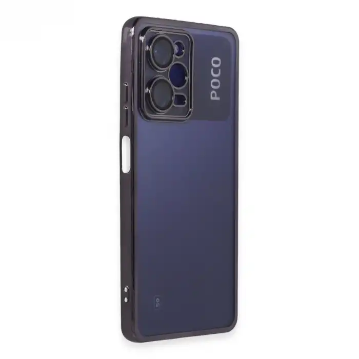 Xiaomi Poco X5 Pro 5g Kılıf Razer Lensli Silikon - Mor