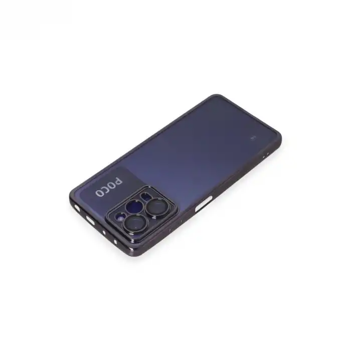 Xiaomi Poco X5 Pro 5g Kılıf Razer Lensli Silikon - Mor