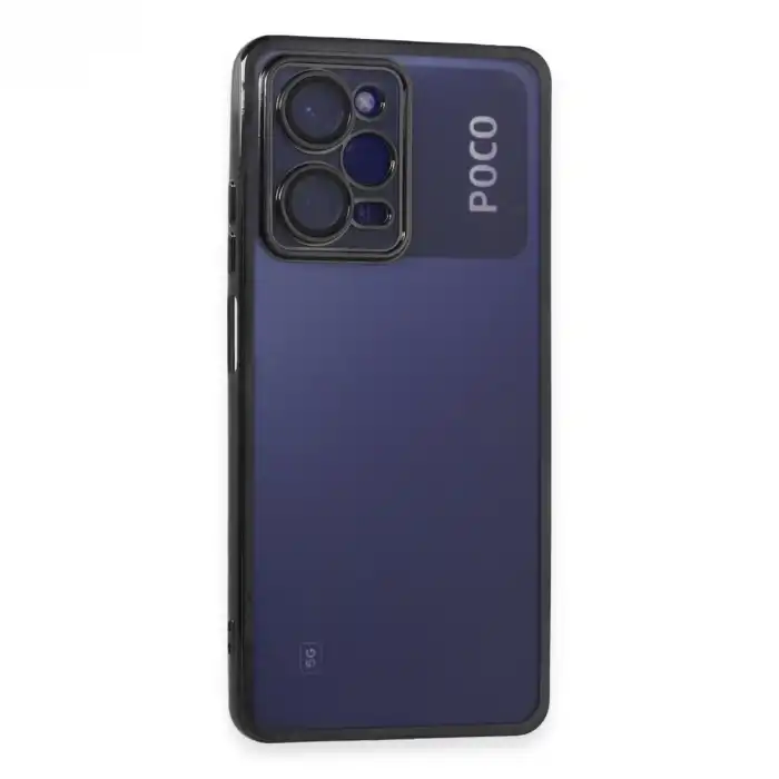 Xiaomi Poco X5 Pro 5g Kılıf Razer Lensli Silikon - Siyah