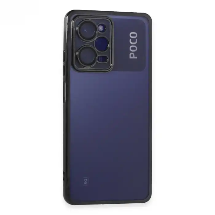 Xiaomi Poco X5 Pro 5g Kılıf Razer Lensli Silikon - Siyah