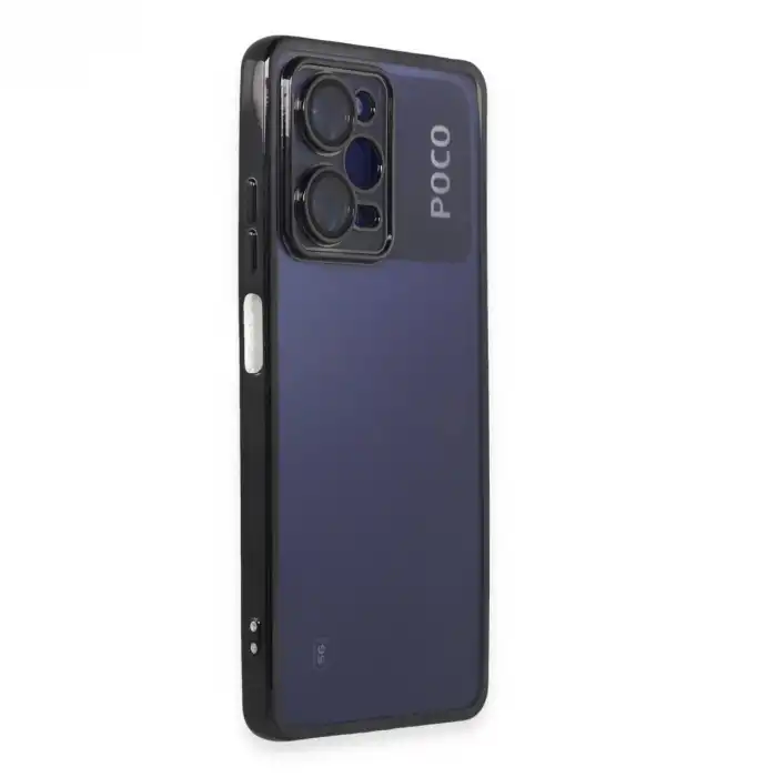 Xiaomi Poco X5 Pro 5g Kılıf Razer Lensli Silikon - Siyah