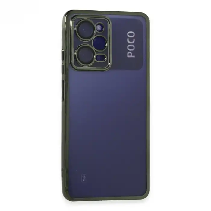 Xiaomi Poco X5 Pro 5g Kılıf Razer Lensli Silikon - Yeşil