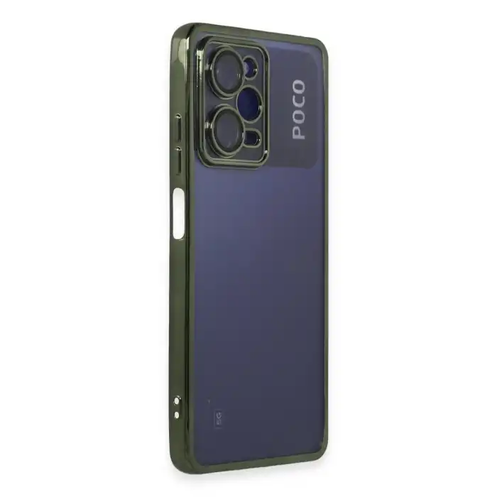 Xiaomi Poco X5 Pro 5g Kılıf Razer Lensli Silikon - Yeşil