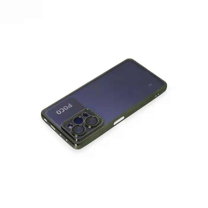 Xiaomi Poco X5 Pro 5g Kılıf Razer Lensli Silikon - Yeşil