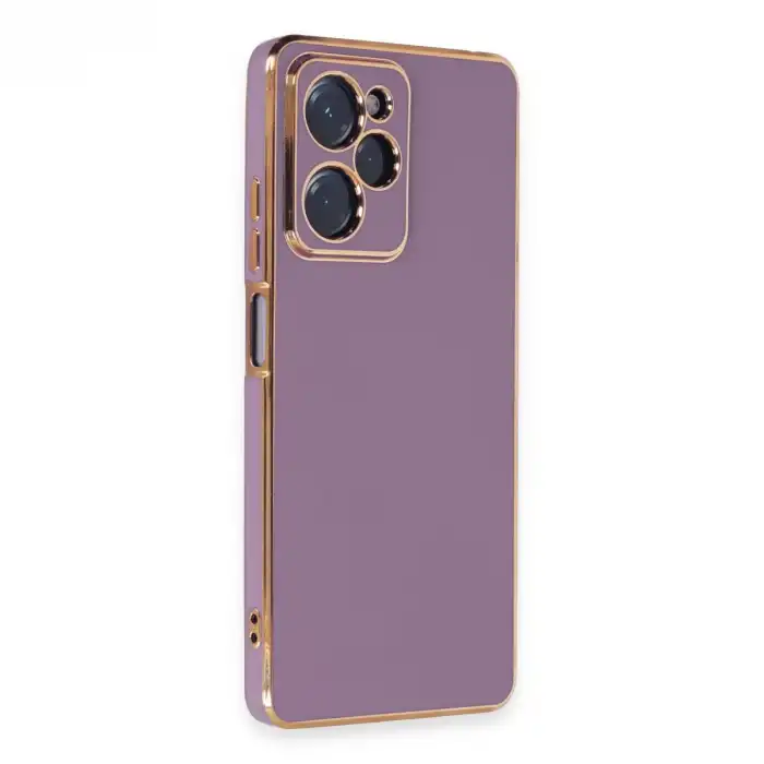 Xiaomi Poco X5 Pro 5g Kılıf Volet Silikon - Mor