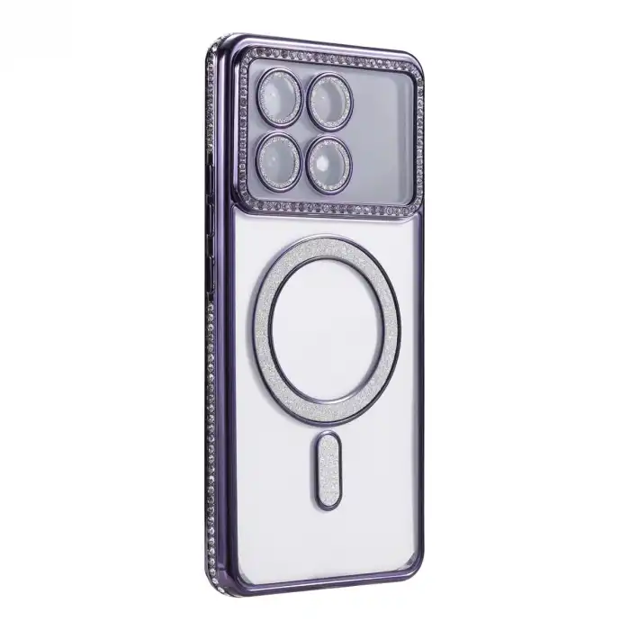 Xiaomi Poco X6 Pro Joke Simli Magneticsafe Kılıf - Derin Mor