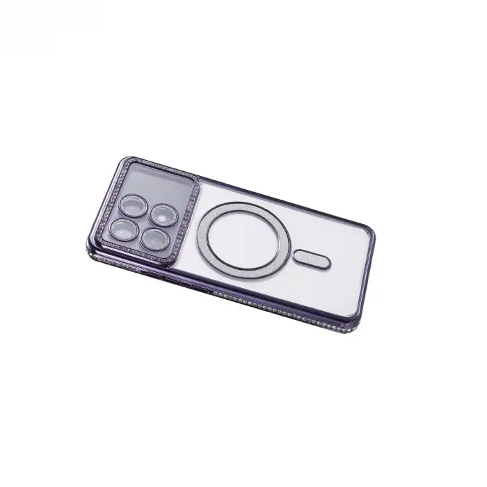 Xiaomi Poco X6 Pro Joke Simli Magneticsafe Kılıf - Derin Mor