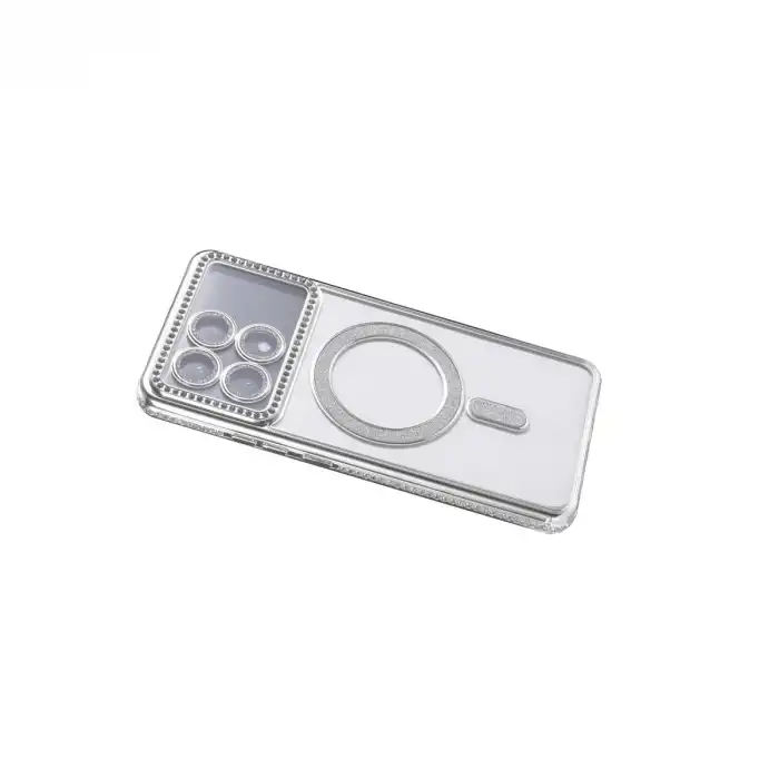 Xiaomi Poco X6 Pro Joke Simli Magneticsafe Kılıf - Gümüş