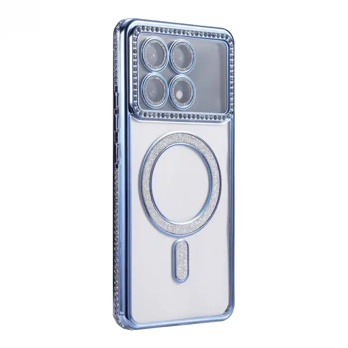 Xiaomi Poco X6 Pro Joke Simli Magneticsafe Kılıf - Mavi