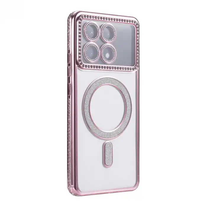 Xiaomi Poco X6 Pro Joke Simli Magneticsafe Kılıf - Pembe