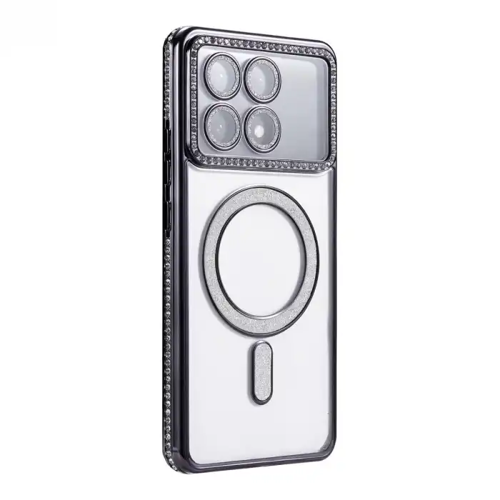 Xiaomi Poco X6 Pro Joke Simli Magneticsafe Kılıf - Siyah