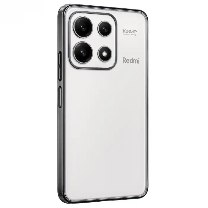 Xiaomi Poco X6 Pro Kılıf Razer Lensli Silikon - Gümüş