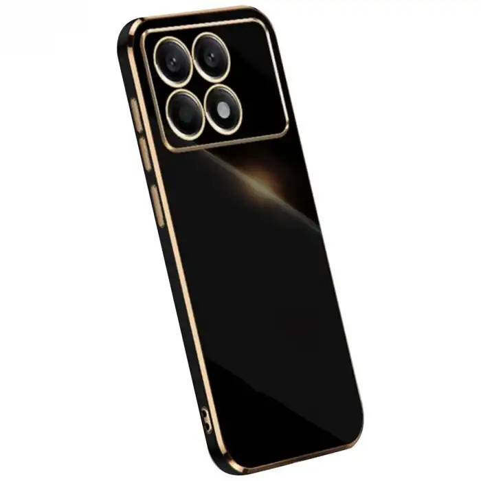 Xiaomi Poco X6 Pro Kılıf Volet Silikon - Siyah