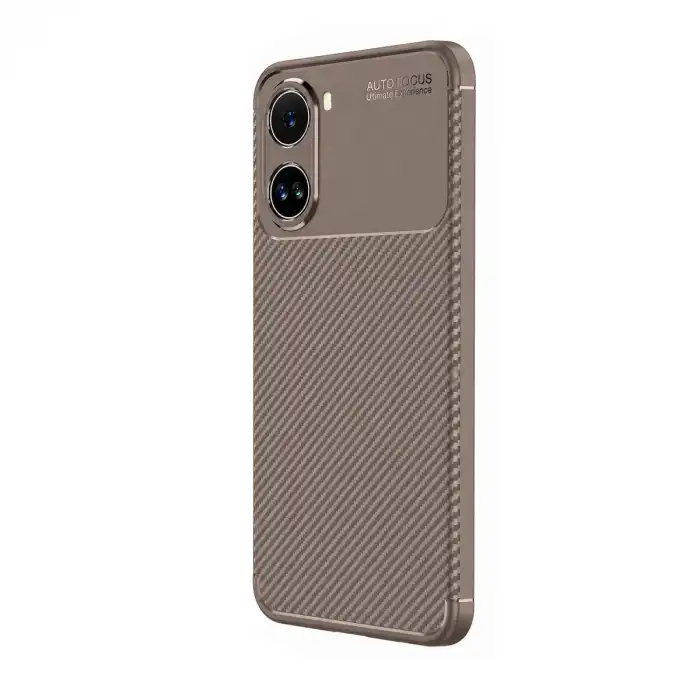 Xiaomi Poco X7 Pro Kılıf Auto Focus Karbon Kapak - Gri