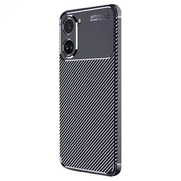 Xiaomi Poco X7 Pro Kılıf Auto Focus Karbon Kapak - Lacivert