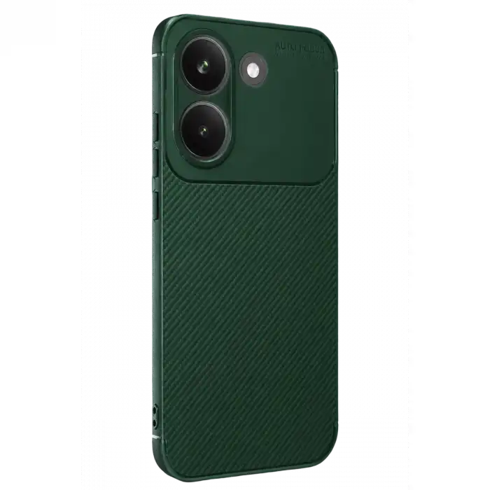 Xiaomi Poco X8 Pro Auto Focus Karbon Kapak - Koyu Yeşil