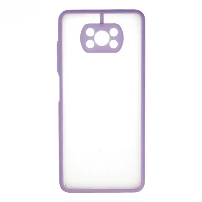 Xiaomi Pocophone X3 Kılıf Montreal Silikon Kapak - Mor