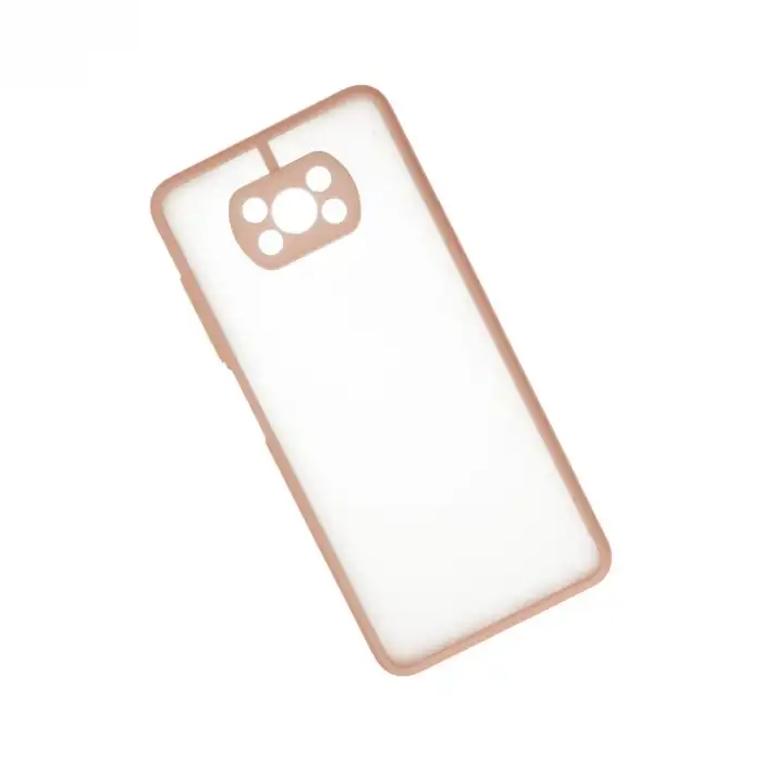 Xiaomi Pocophone X3 Kılıf Montreal Silikon Kapak - Pembe