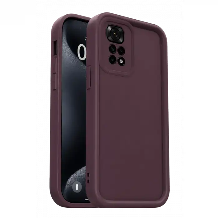 Xiaomi Redmi 10 2022 Kılıf Viera Silikon - Mürdüm