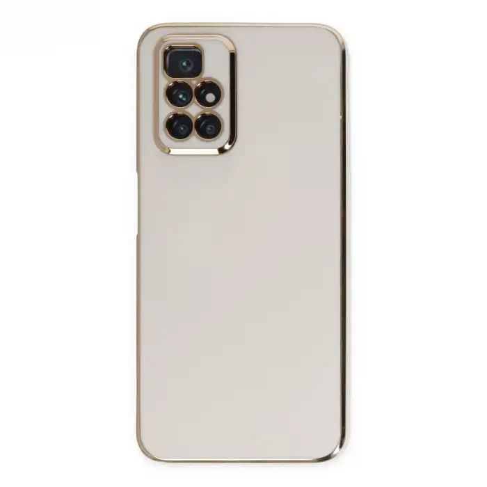 Xiaomi Redmi 10 2022 Kılıf Volet Silikon - Beyaz