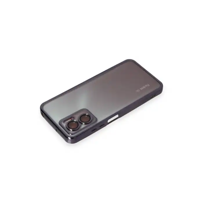 Xiaomi Redmi 10 5g Kılıf Razer Lensli Silikon - Mor