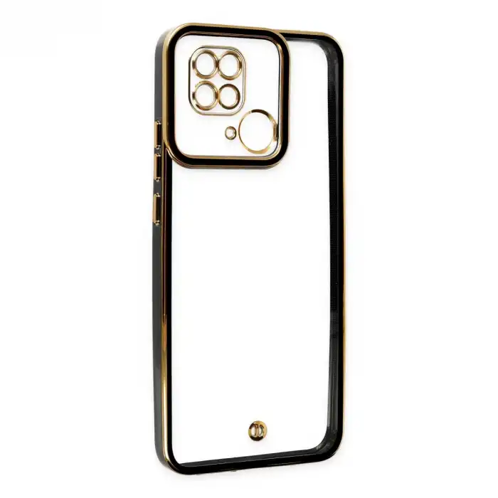 Xiaomi Redmi 10c Kılıf Liva Lens Silikon - Siyah