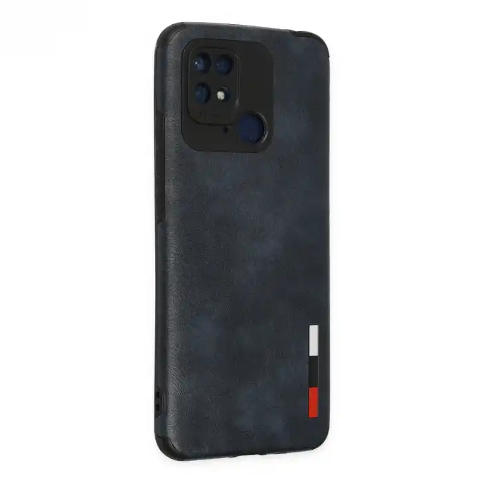 Xiaomi Redmi 10c Kılıf Loop Deri Silikon - Lacivert