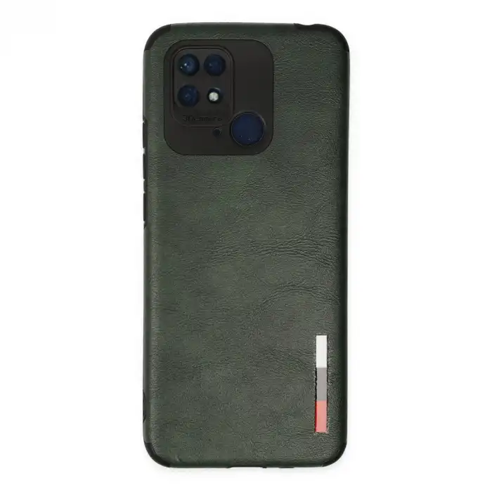 Xiaomi Redmi 10c Kılıf Loop Deri Silikon - Yeşil