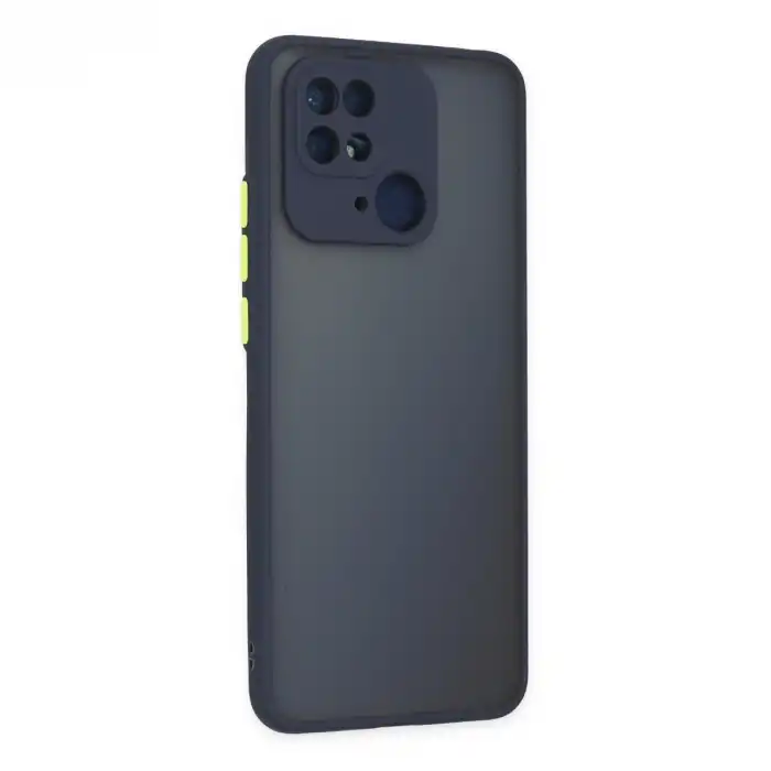 Xiaomi Redmi 10c Kılıf Montreal Silikon Kapak - Lacivert