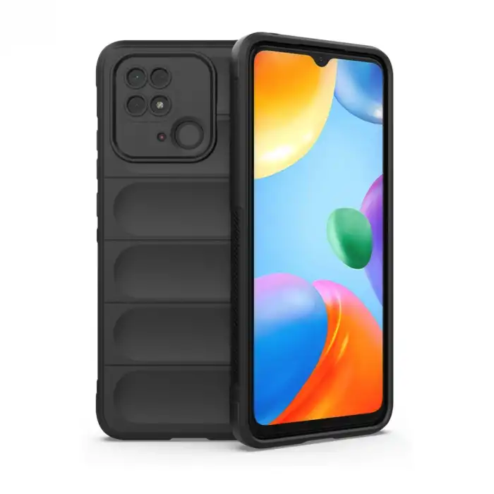 Xiaomi Redmi 10c Kılıf Optimum Silikon - Siyah