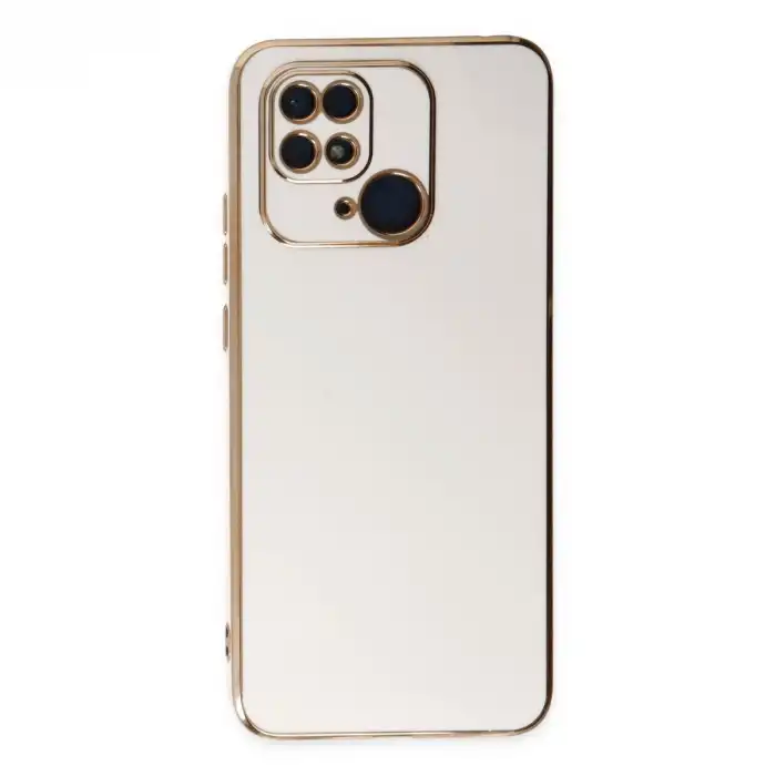 Xiaomi Redmi 10c Kılıf Volet Silikon - Beyaz