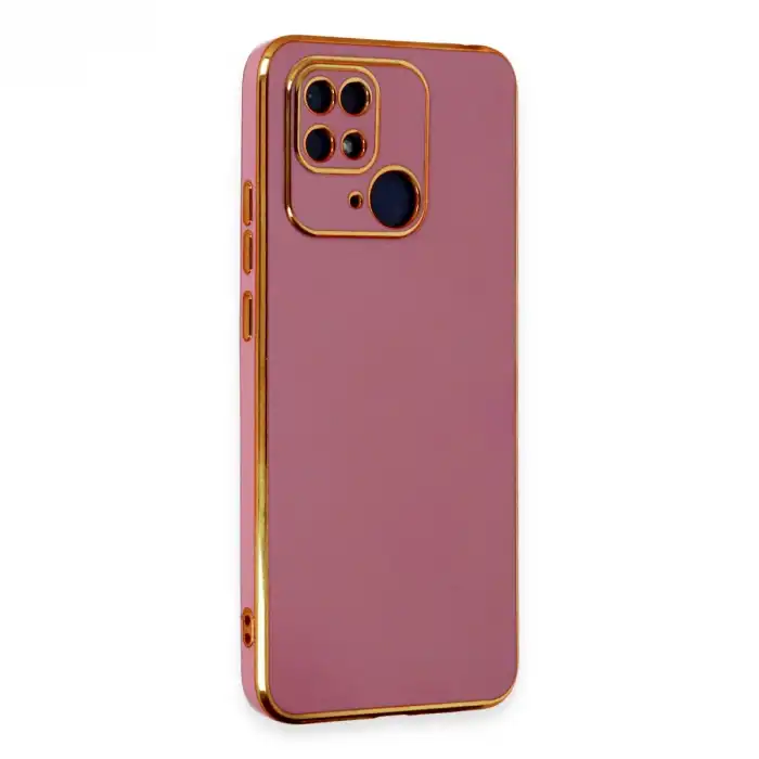 Xiaomi Redmi 10c Kılıf Volet Silikon - Kırmızı