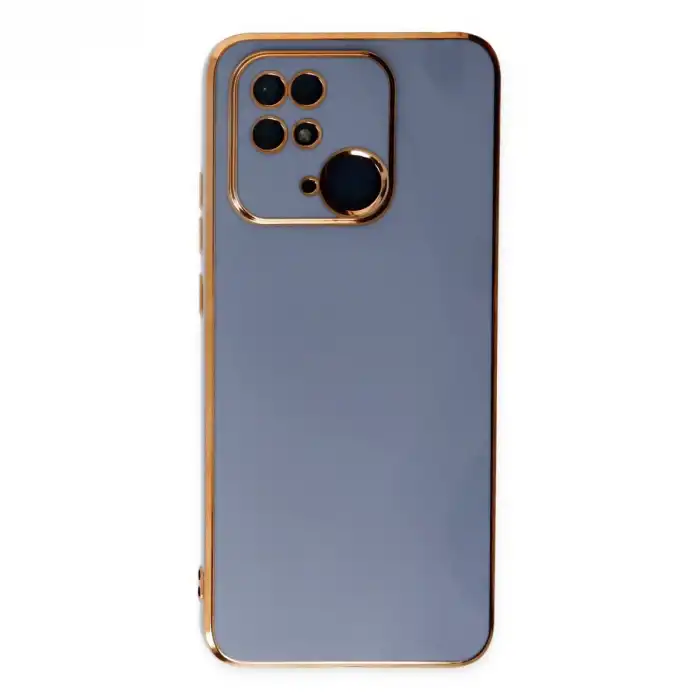 Xiaomi Redmi 10c Kılıf Volet Silikon - Mavi