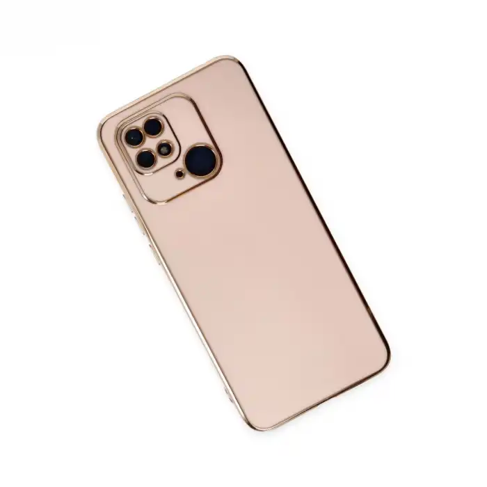 Xiaomi Redmi 10c Kılıf Volet Silikon - Pembe