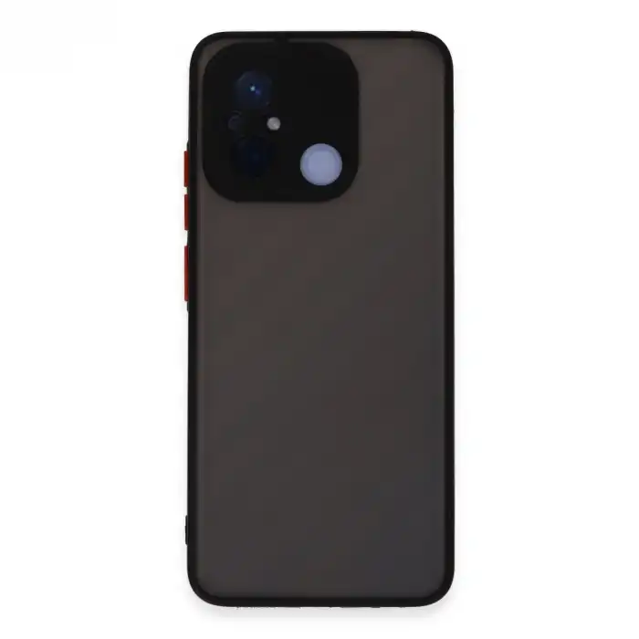 Xiaomi Redmi 12c Kılıf Montreal Silikon Kapak - Siyah