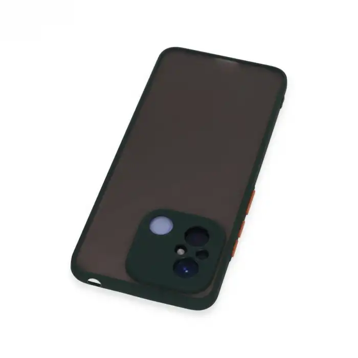Xiaomi Redmi 12c Kılıf Montreal Silikon Kapak - Yeşil