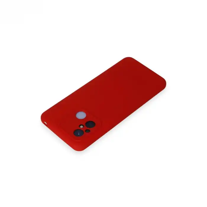 Xiaomi Redmi 12c Kılıf Nano İçi Kadife Silikon - Kırmızı