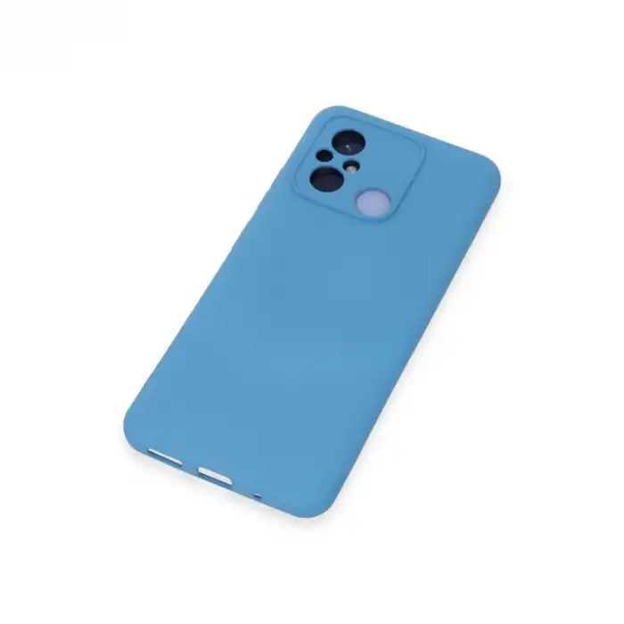 Xiaomi Redmi 12c Kılıf Nano İçi Kadife Silikon - Mavi