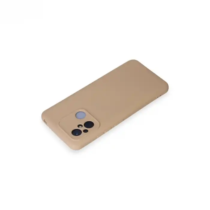 Xiaomi Redmi 12c Kılıf Nano İçi Kadife Silikon - Pudra