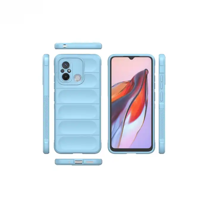 Xiaomi Redmi 12c Kılıf Optimum Silikon - Sky Blue