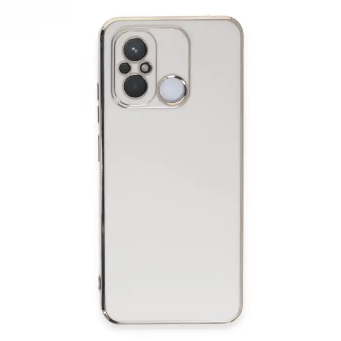 Xiaomi Redmi 12c Kılıf Volet Silikon - Beyaz