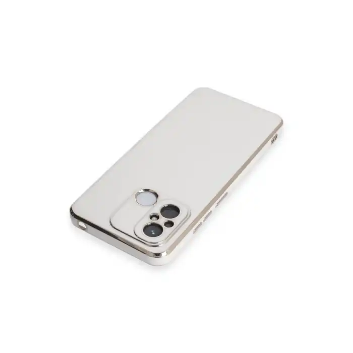 Xiaomi Redmi 12c Kılıf Volet Silikon - Beyaz