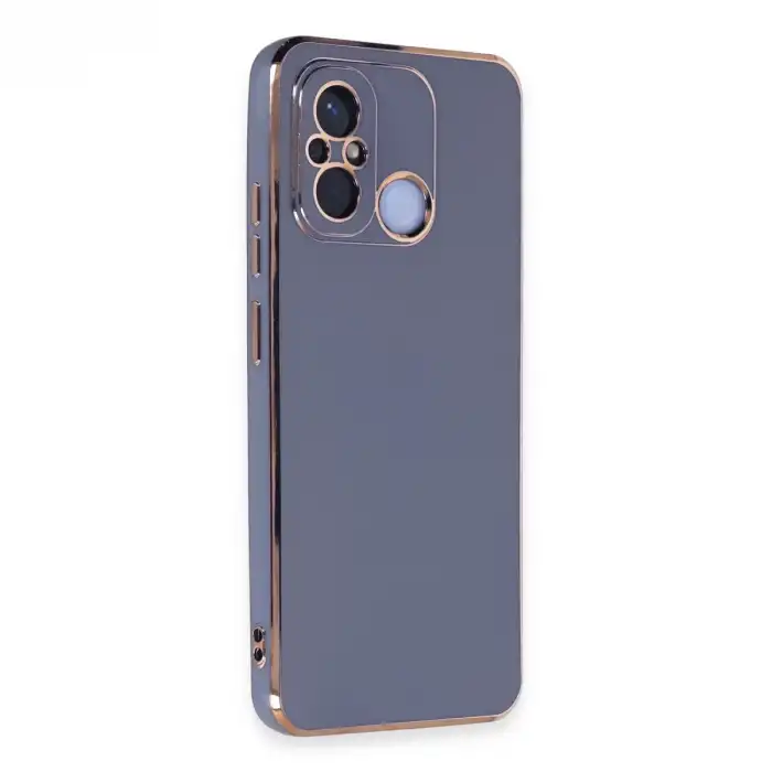 Xiaomi Redmi 12c Kılıf Volet Silikon - Mavi