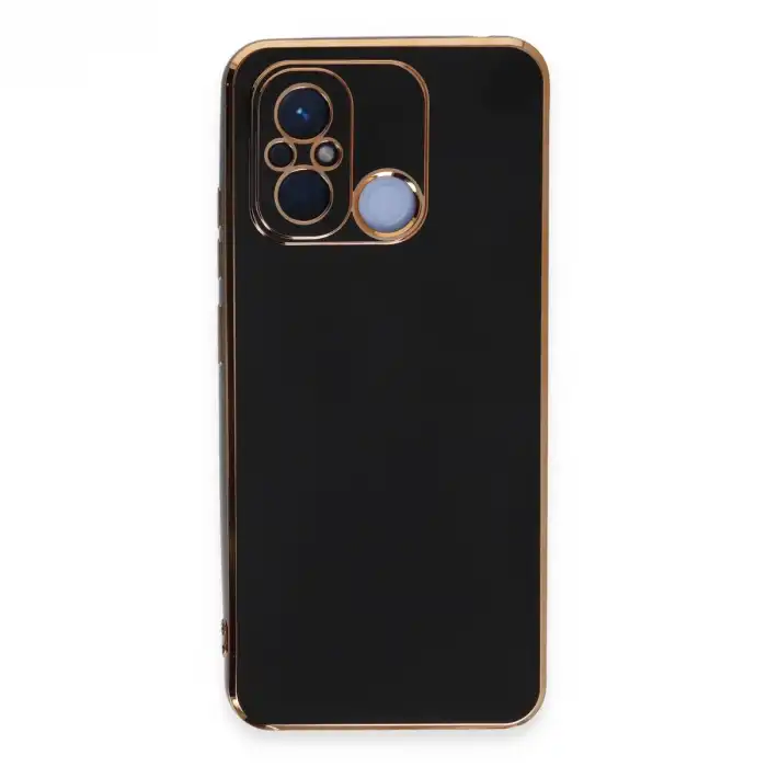 Xiaomi Redmi 12c Kılıf Volet Silikon - Siyah