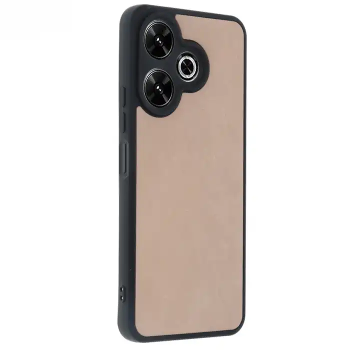 Xiaomi Redmi 13 4g Kılıf Aras Deri Kapak - Pudra