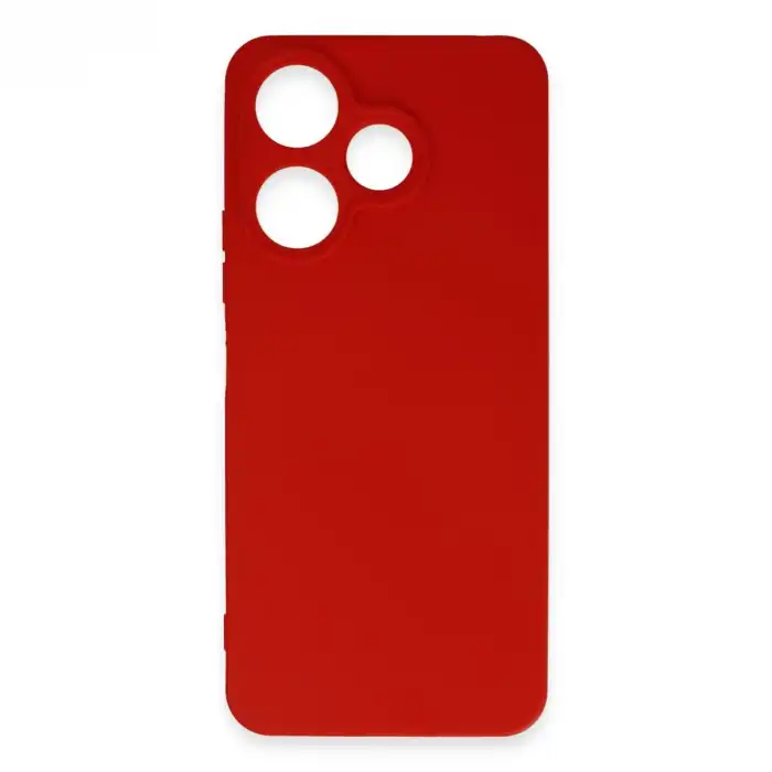 Xiaomi Redmi 13 4g Kılıf First Silikon - Kırmızı